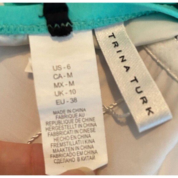 Trina Turk Sz 6 One Piece Swimsuit - Picture 10 of 11